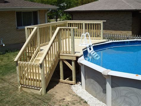 Creative Ideas for Designing an Above Ground Pool Deck