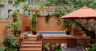 small garden hot tub ideas