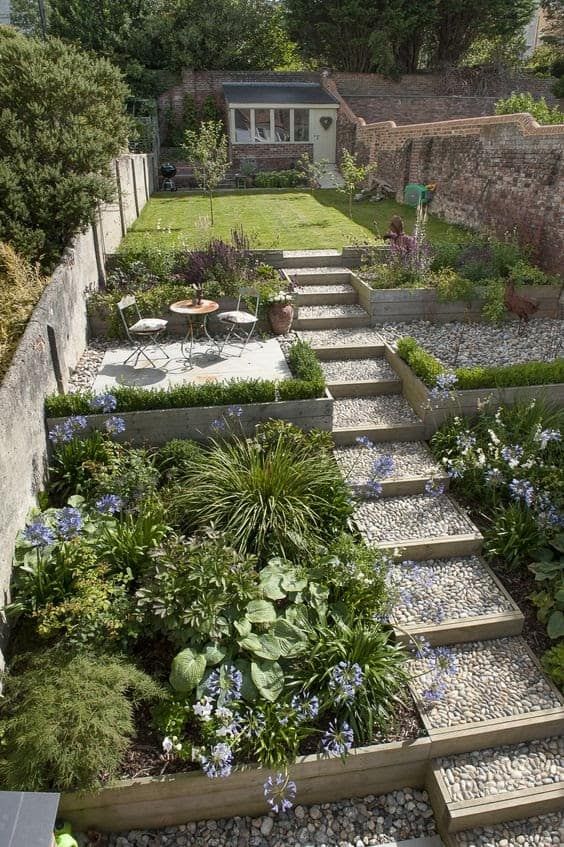 Creative landscaping solutions for a sloped garden