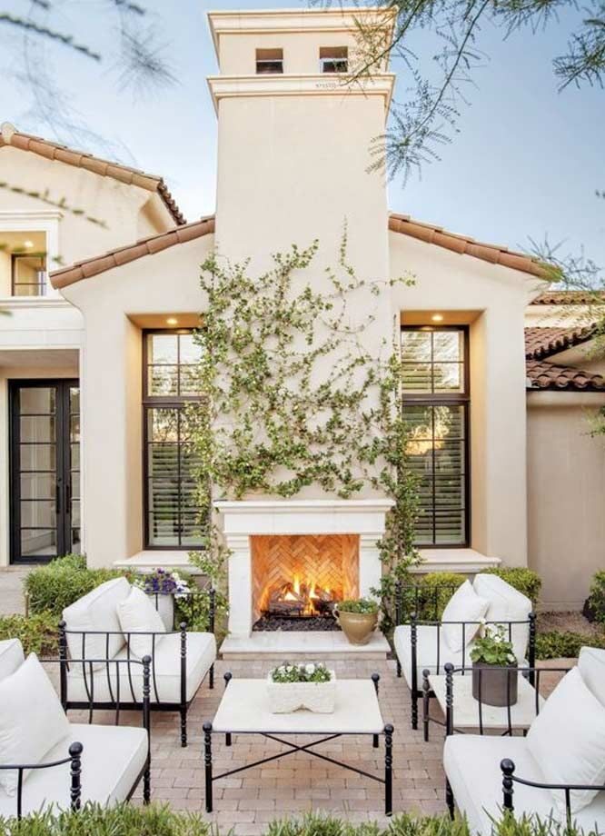 Creative Outdoor Fireplace Design Inspirations