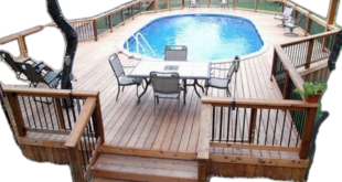 oval pool deck ideas