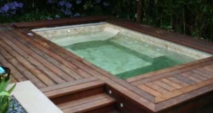 small garden hot tub ideas