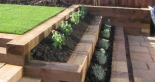 garden ideas on a slope