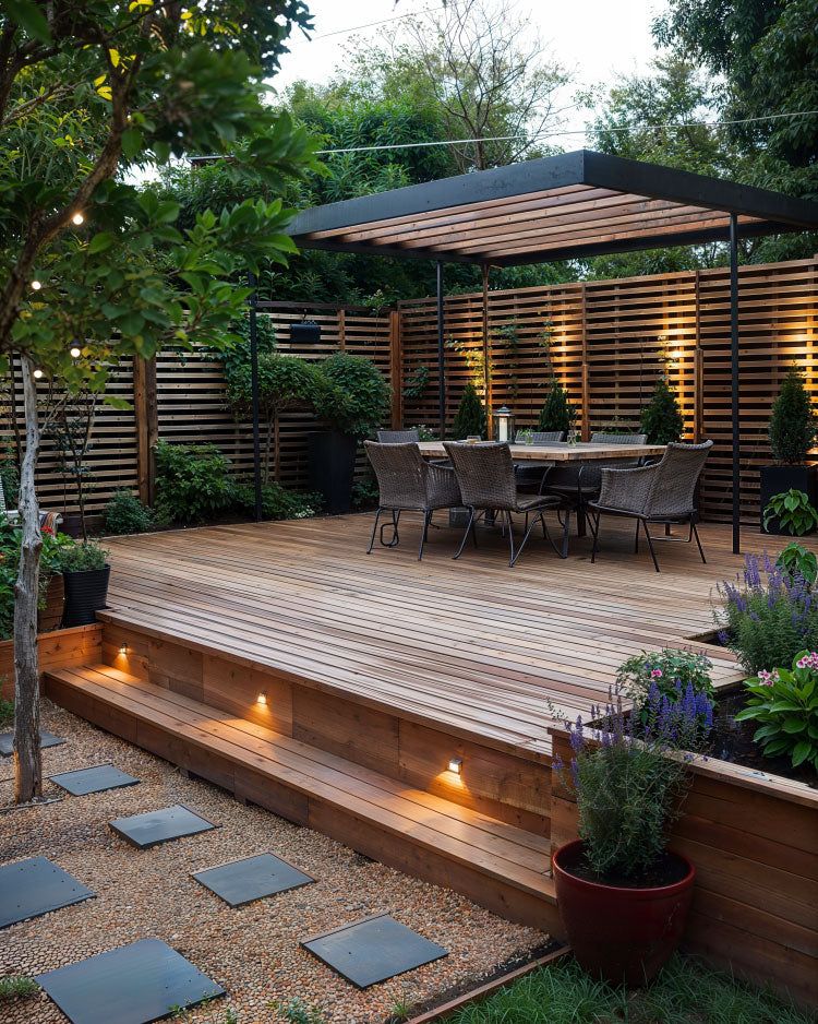 Creative Ways to Spruce Up Your Outdoor Living Space with Unique Deck Designs