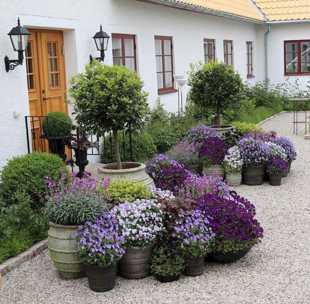 garden ideas with pots