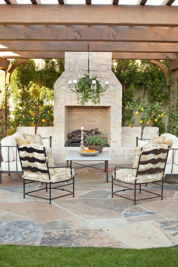 outdoor fireplace ideas