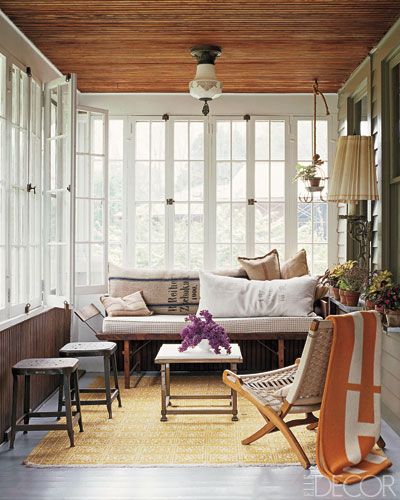 Creative and Cozy Sun Porch Design Inspirations