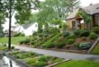 landscaping sloped front yard