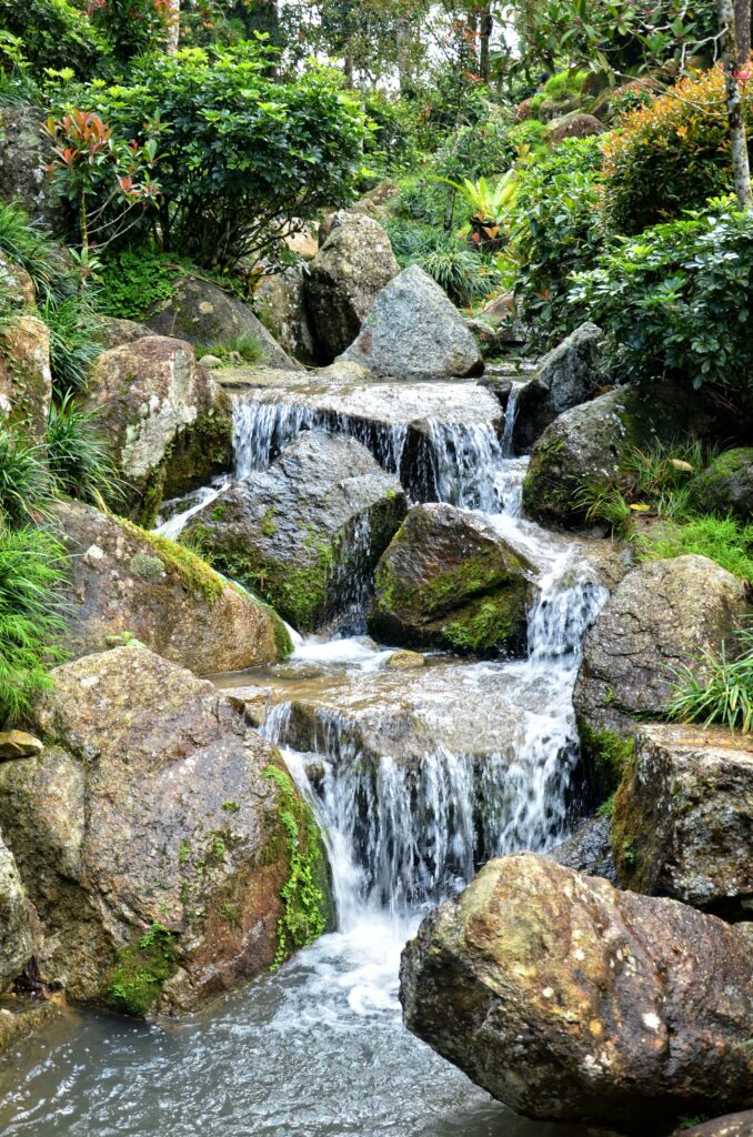 garden waterfalls