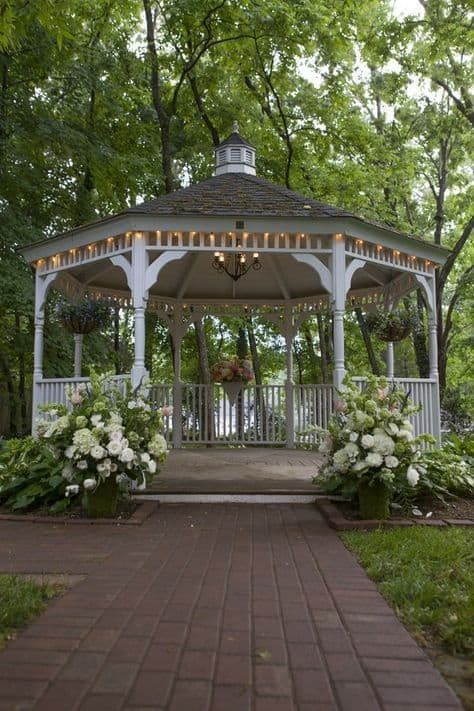 Elegant White Gazebo: A Timeless Addition to Your Outdoor Space