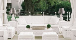 white patio furniture