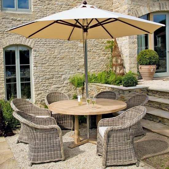 Elegant and Durable Garden Furniture Made from Wicker