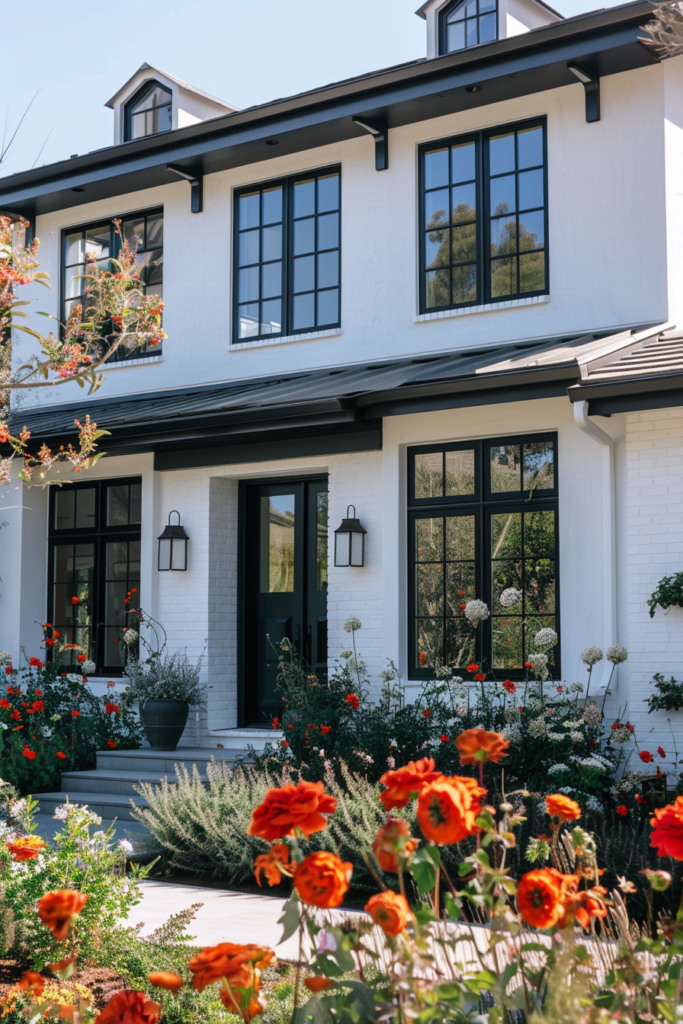 farmhouse landscaping front yard