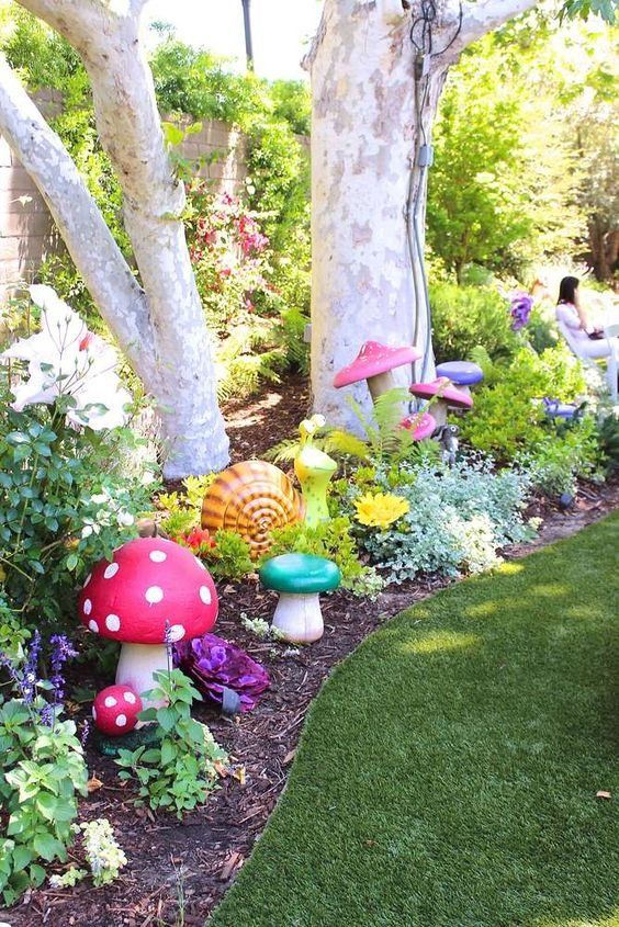 whimsical garden decor
