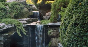 garden waterfalls