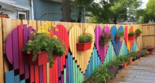 garden fence art
