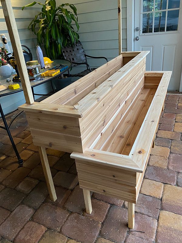 outdoor garden planter boxes