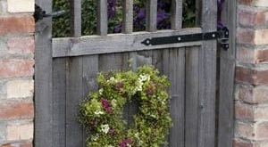 wooden garden gates