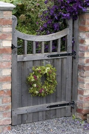 wooden garden gates