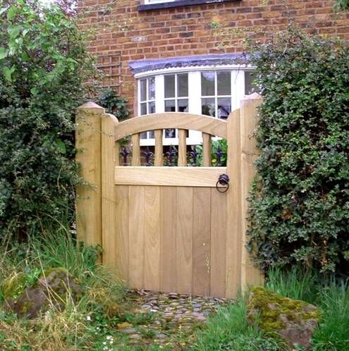 wooden garden gates