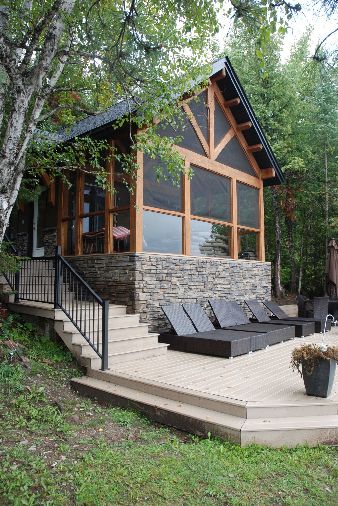 Enhance Your Outdoor Living Space with a Beautiful Screened-In Porch on Your Deck