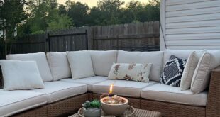 wicker patio set