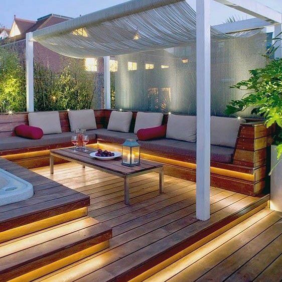 Enhance Your Outdoor Space with Beautiful LED Deck Lights