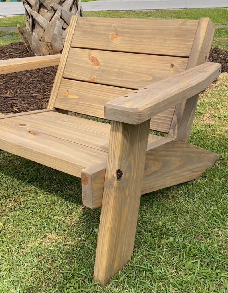 wooden garden chairs