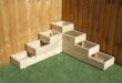 wooden garden planters