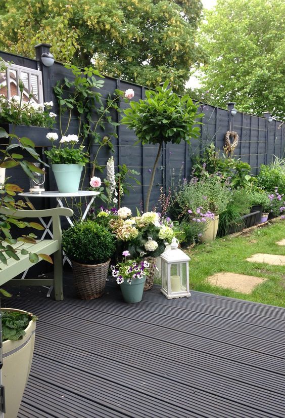 small garden decking