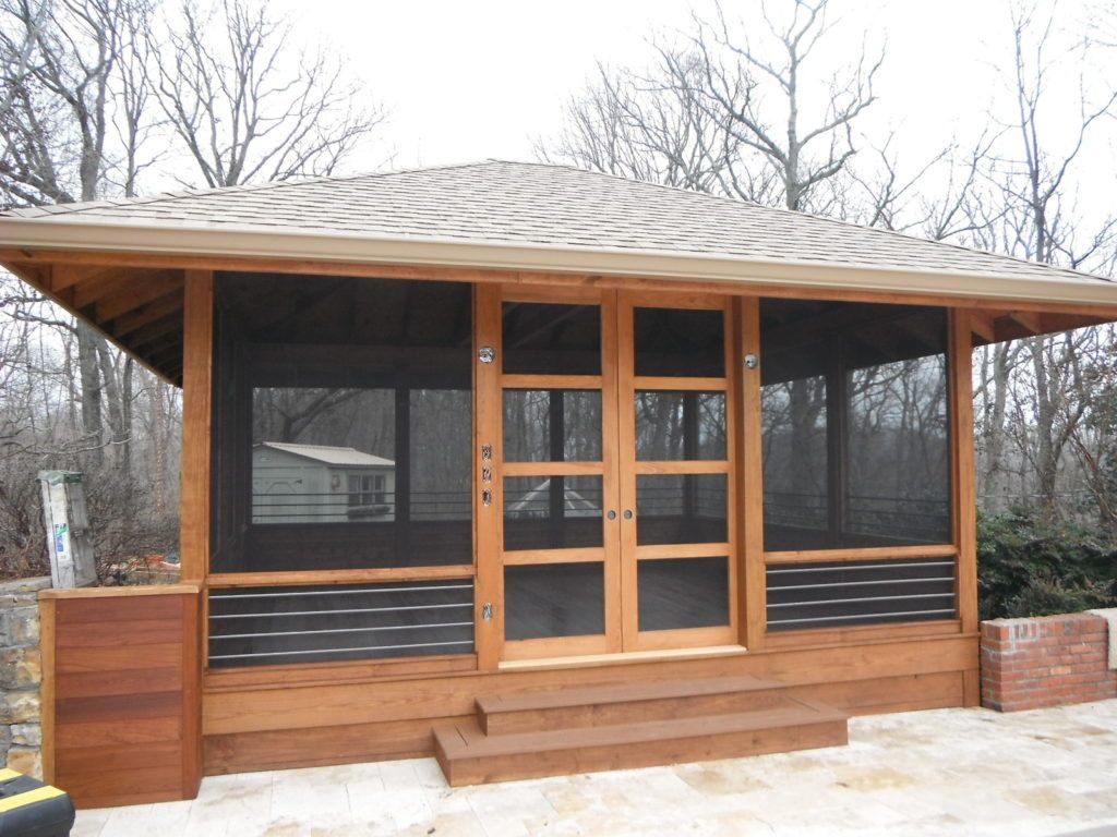 screened gazebo