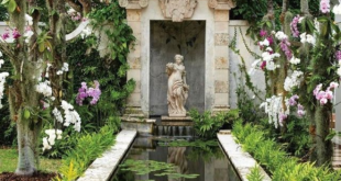 garden fountain