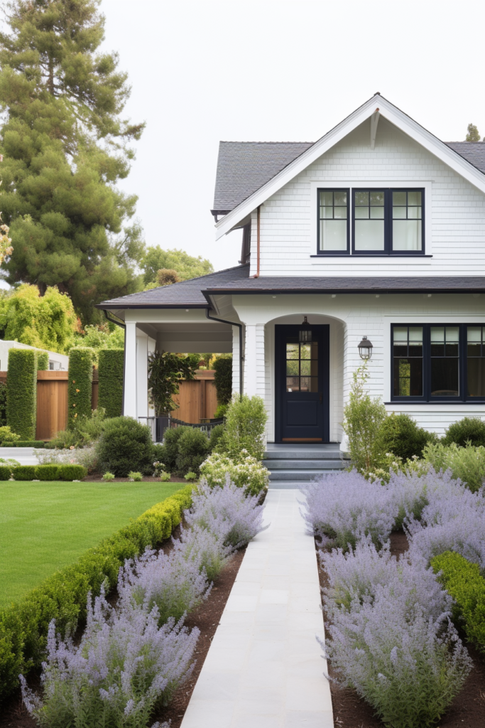 farmhouse landscaping front yard