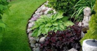 garden design with rocks