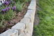 small garden retaining wall