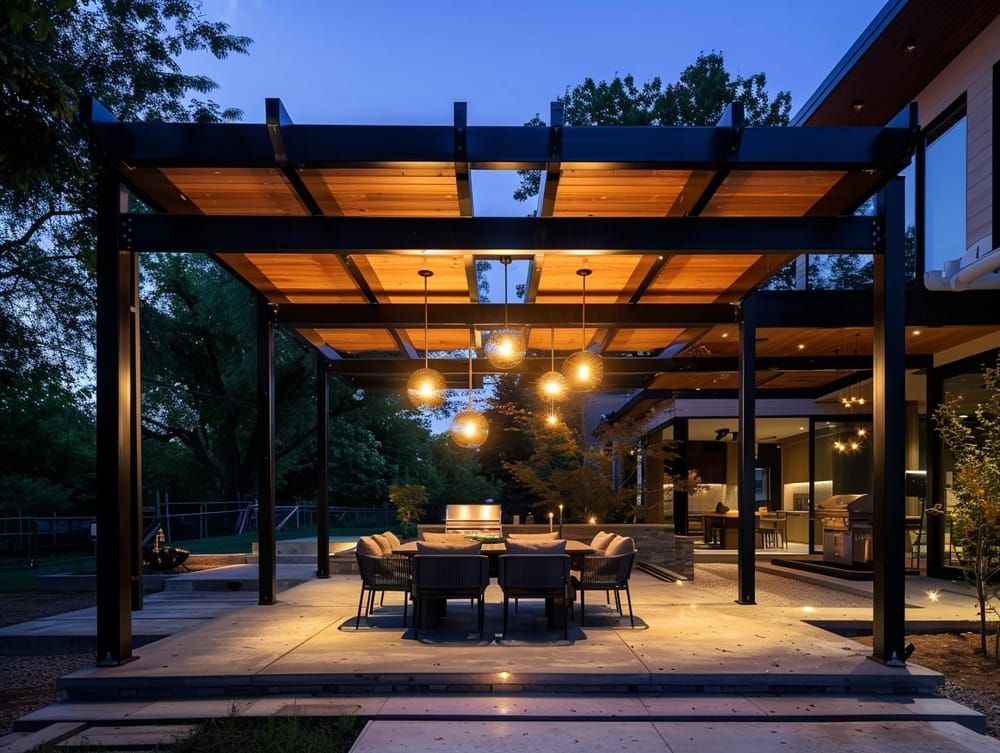 pergola lighting