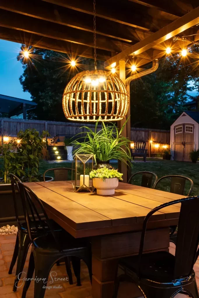 pergola lighting