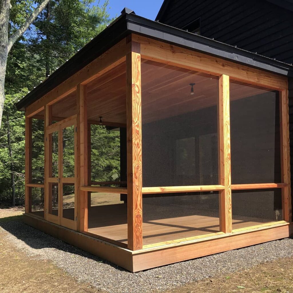 screened in porch