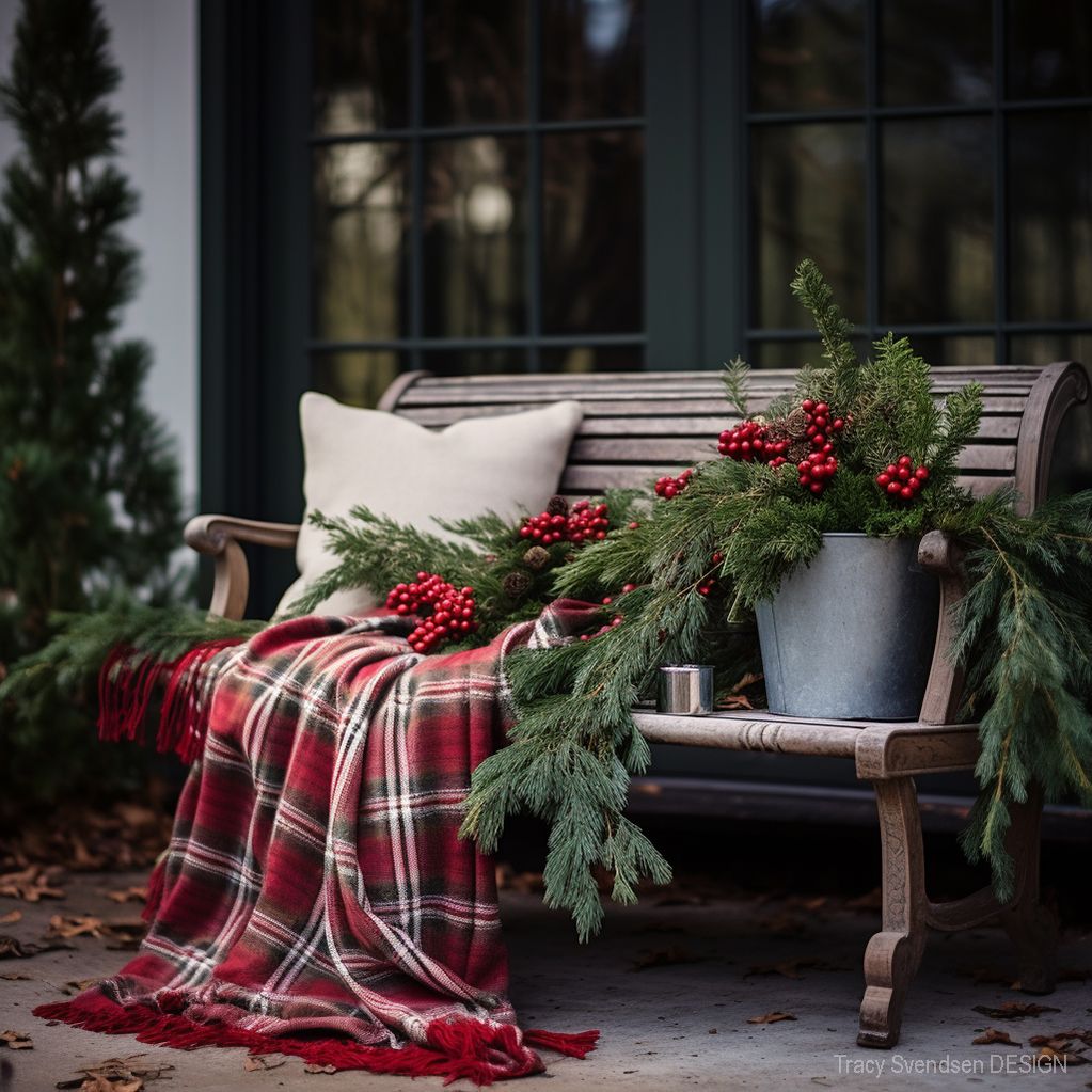 Festive Front Porch Decorations for Christmas