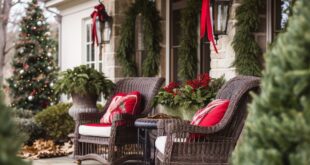 christmas front porch ideas