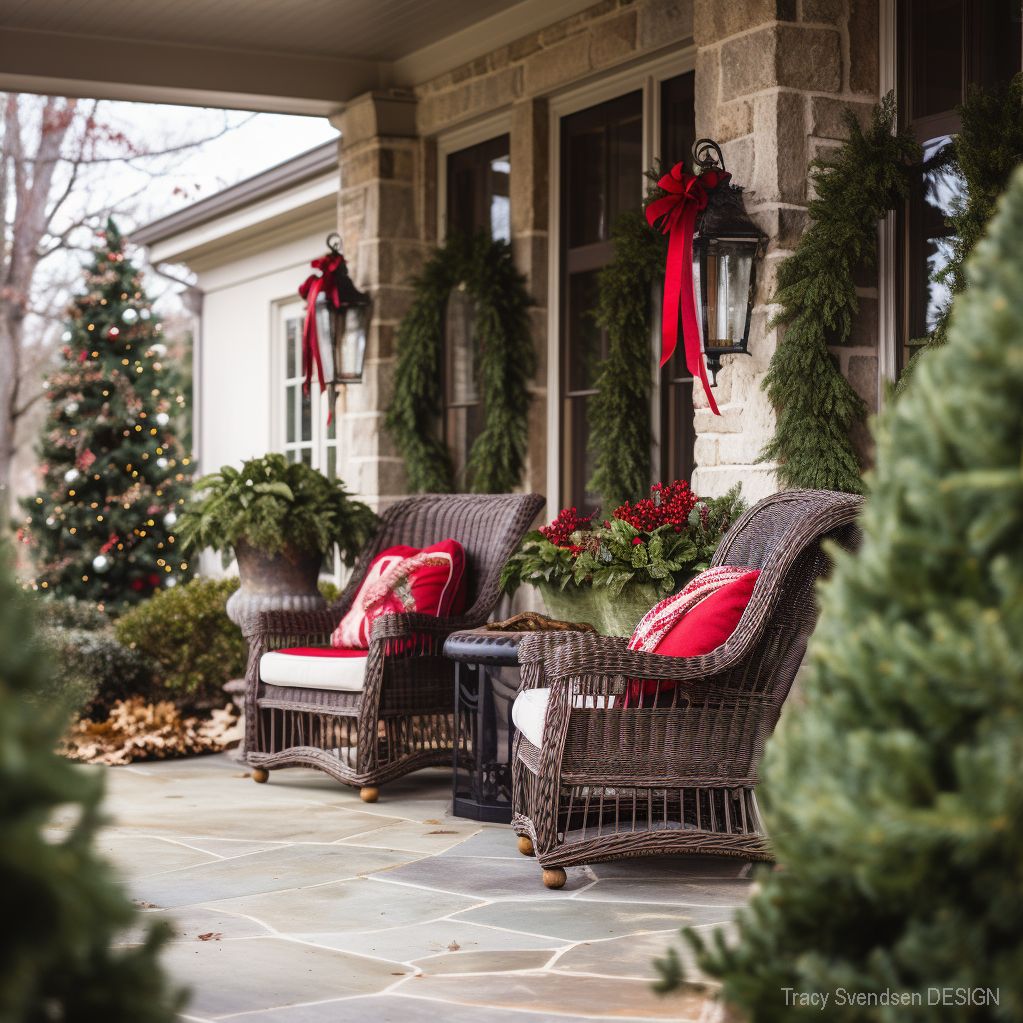 Festive Front Porch Decorations for a Cozy Christmas Welcome