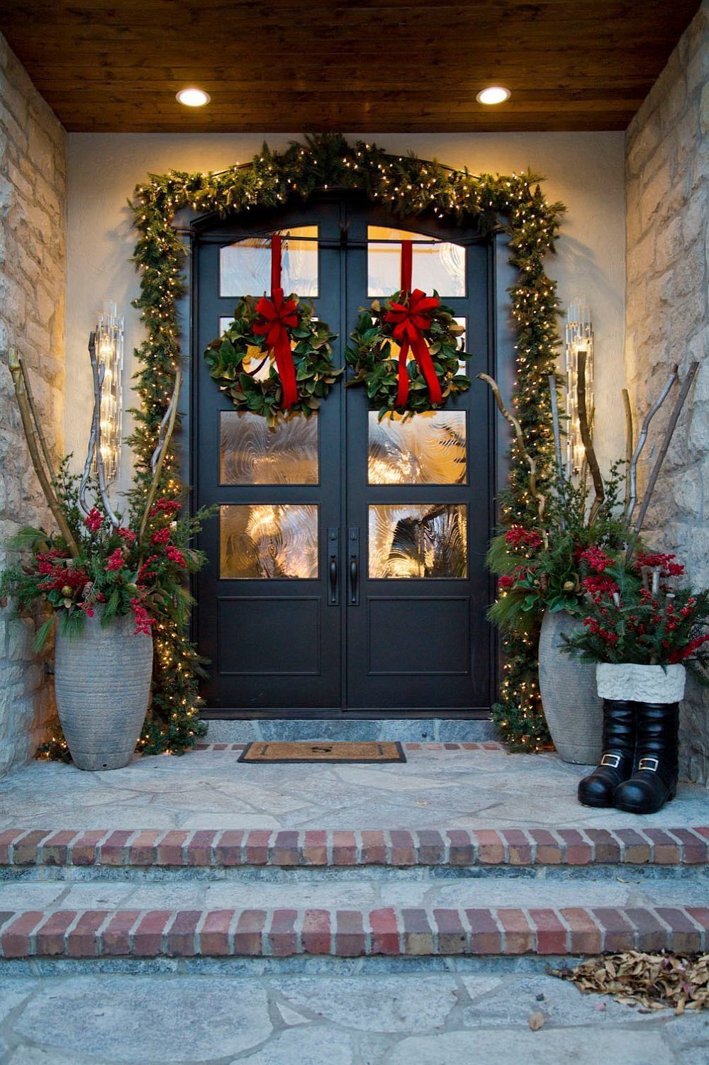 Festive Holiday Front Porch Decorations for Christmas