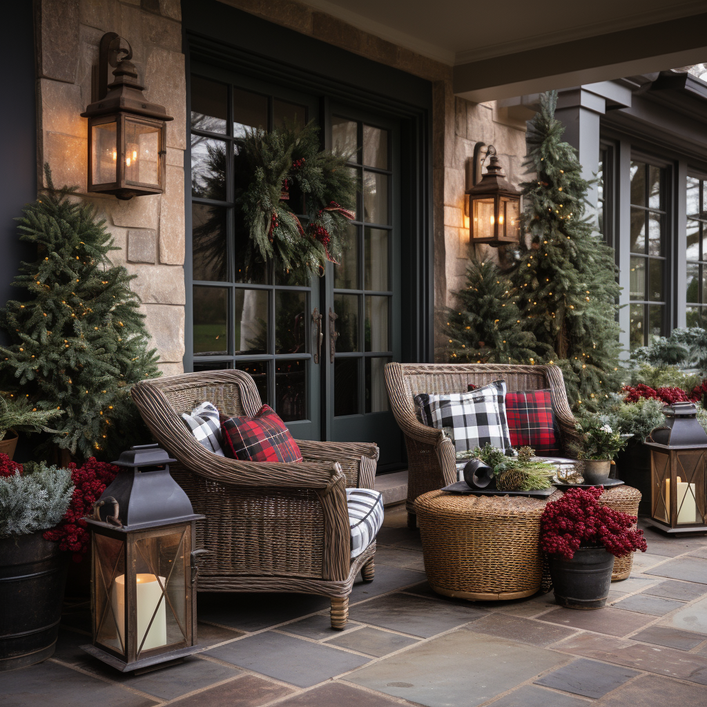 Festive and Cozy Christmas Front Porch Decor Ideas