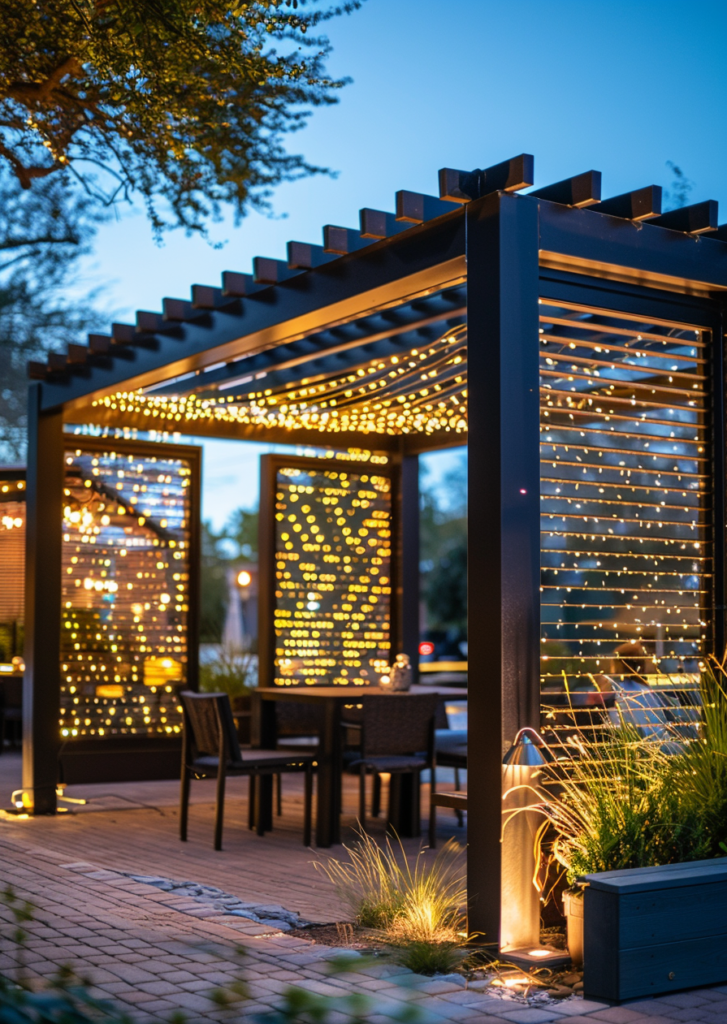 pergola lighting