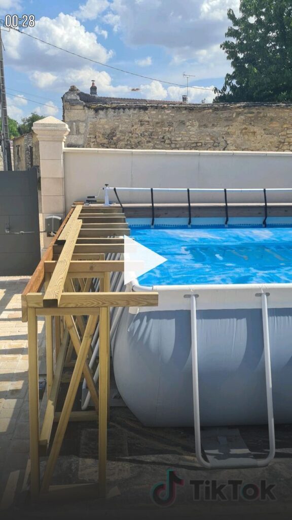 cheap pool deck ideas