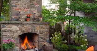 outdoor fireplace ideas