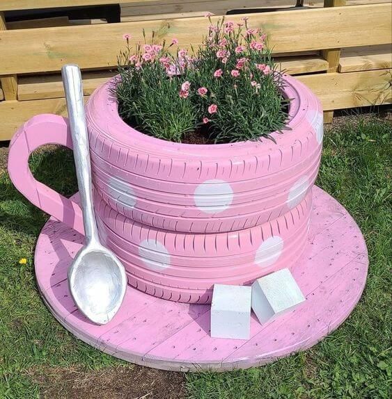 Innovative Ways to Use Tires in Your Garden