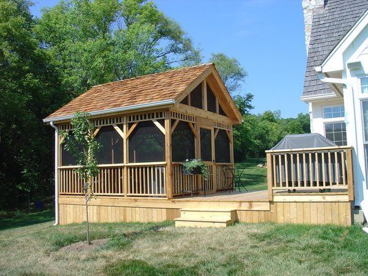 Luxurious Retreat: The Beauty of a Screened Gazebo