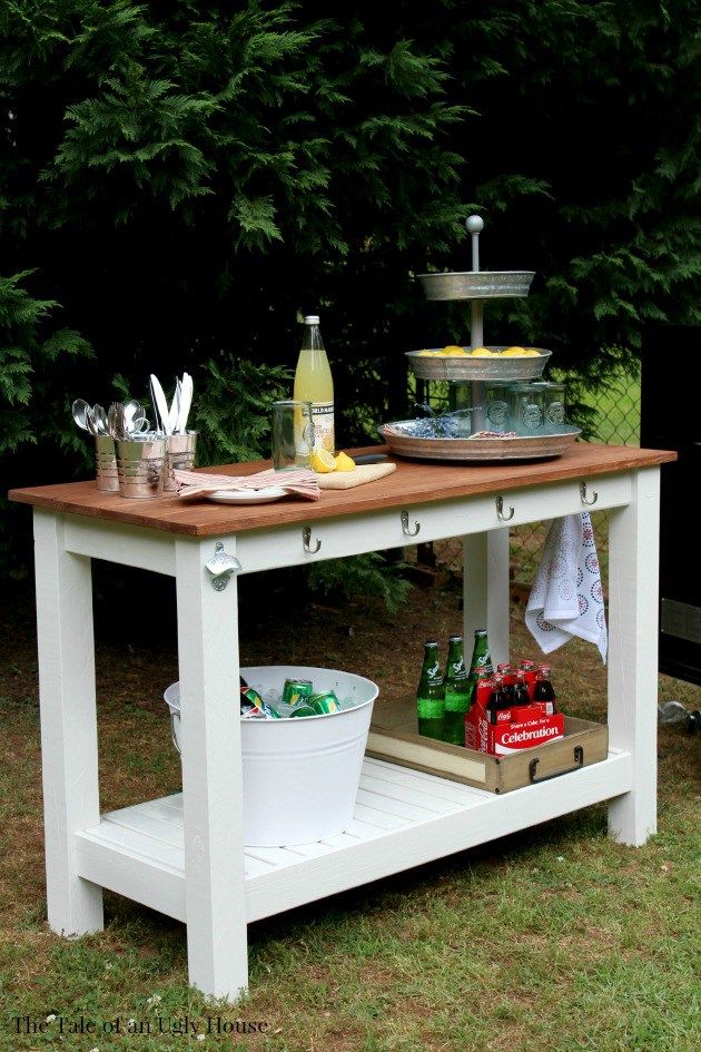 Outdoor Buffet Table: A Feast for All