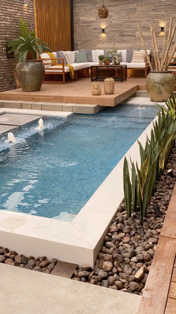 landscape ideas around pool